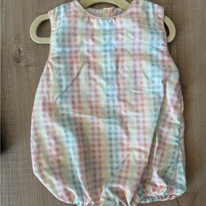 Pastel Plaid Kids One Piece